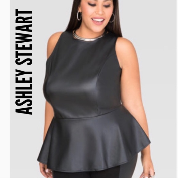 Ashley Stewart Tops - Ashely Stewart Peplum Top